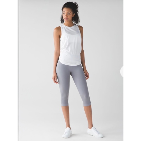 lululemon athletica Pants - Lululemon Flow & Go Crop Battleship